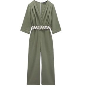 Zara Long Belted Jumpsuit